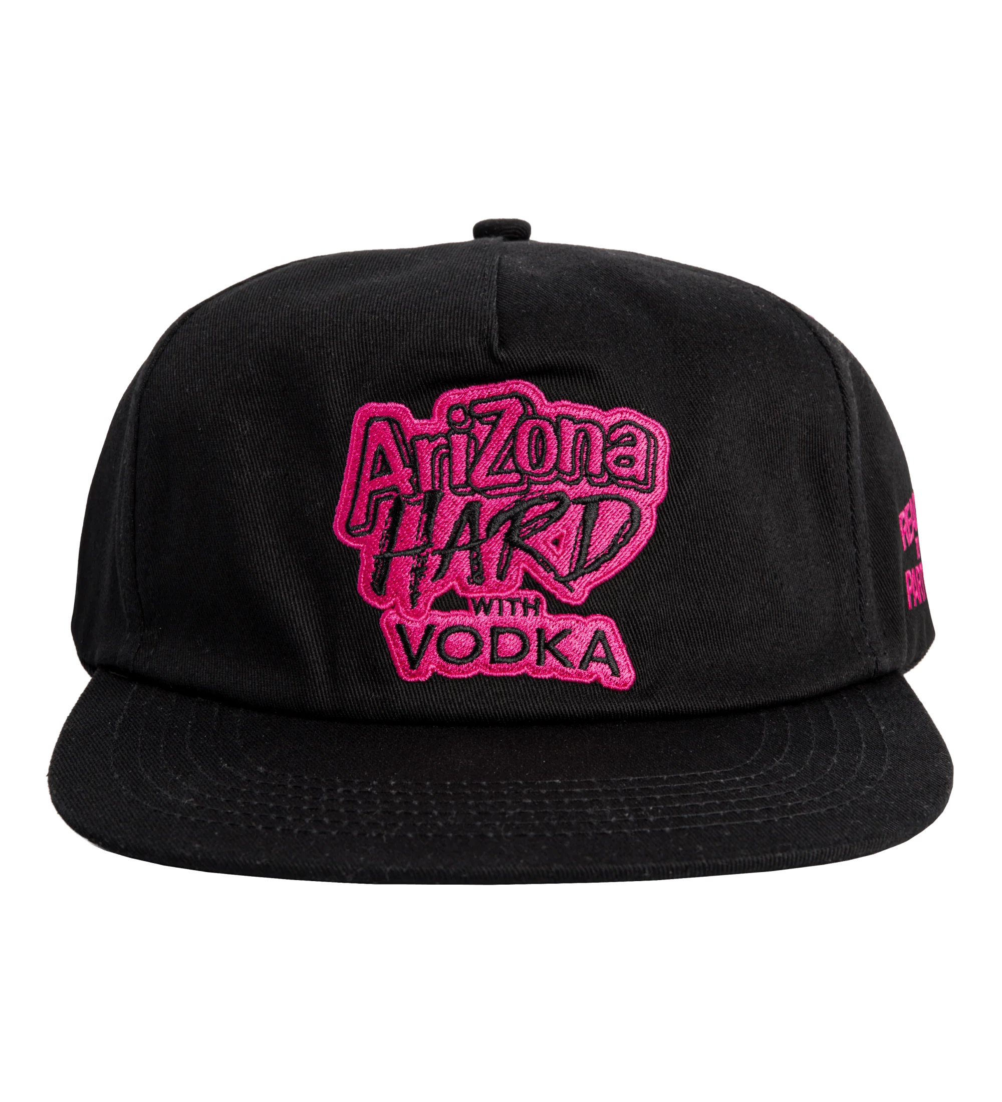 AriZona Hard Vodka Black & Pink Snapback Hat