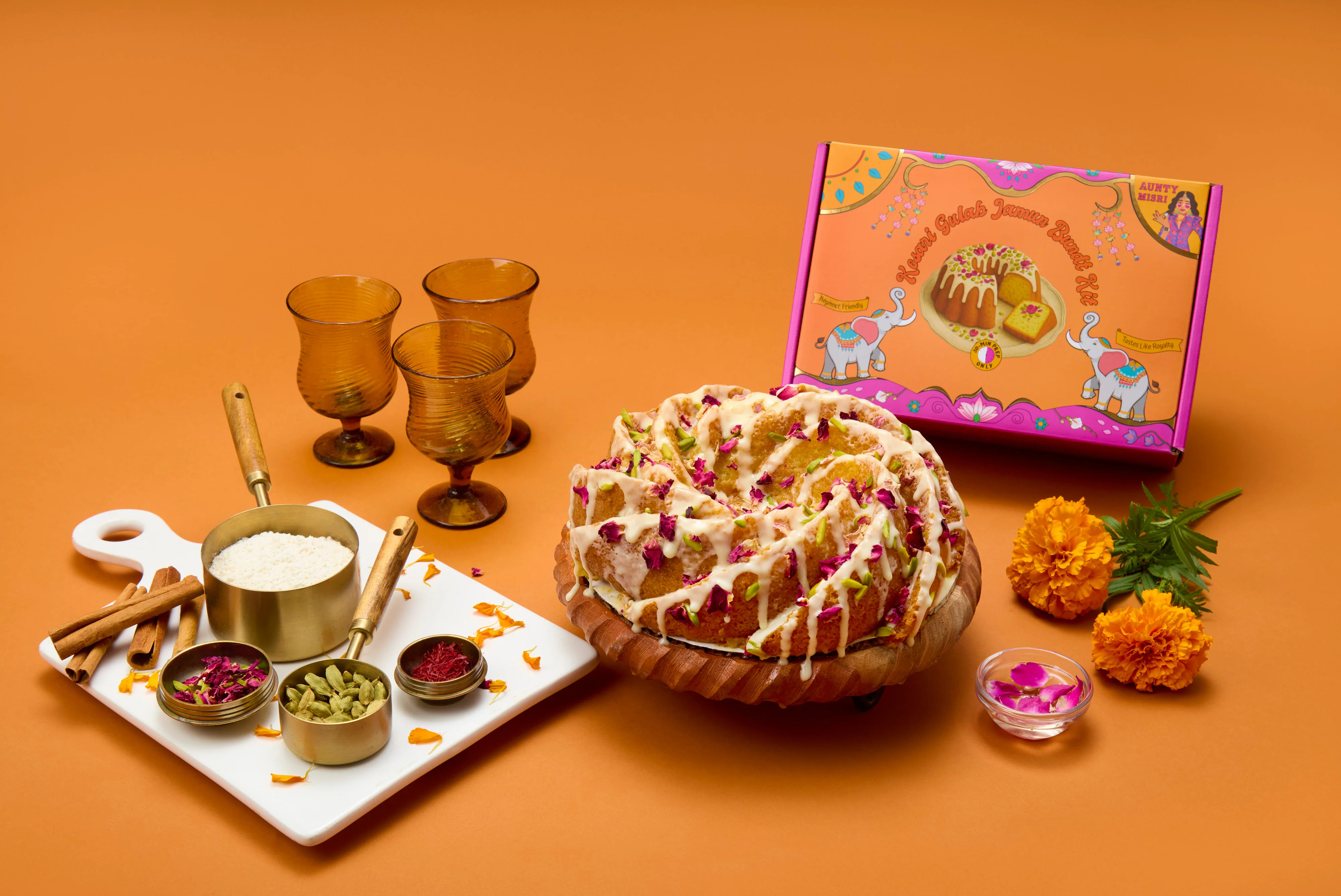 Kesari Gulab Jamun