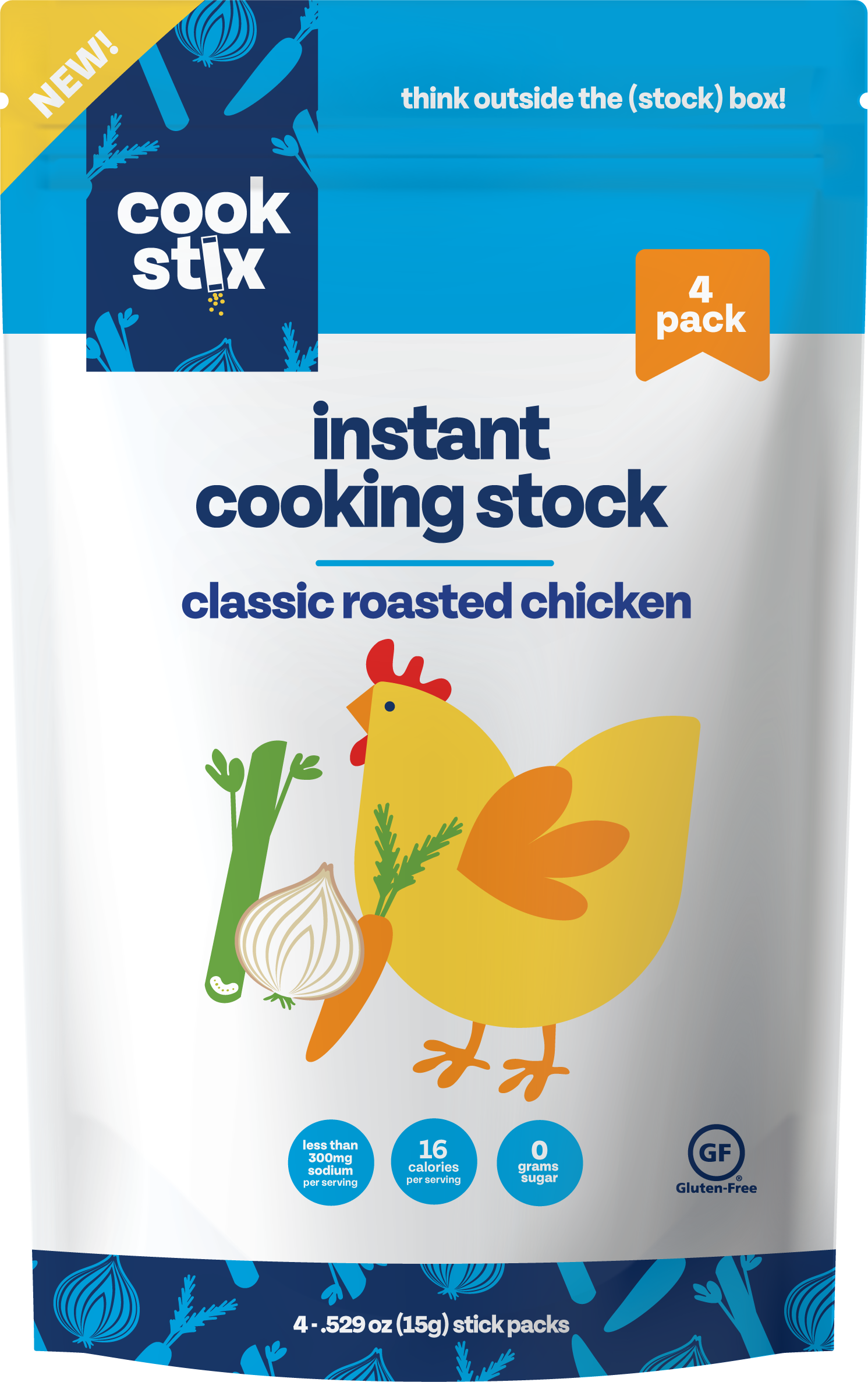 Classic Roasted Chicken Stock Sticks