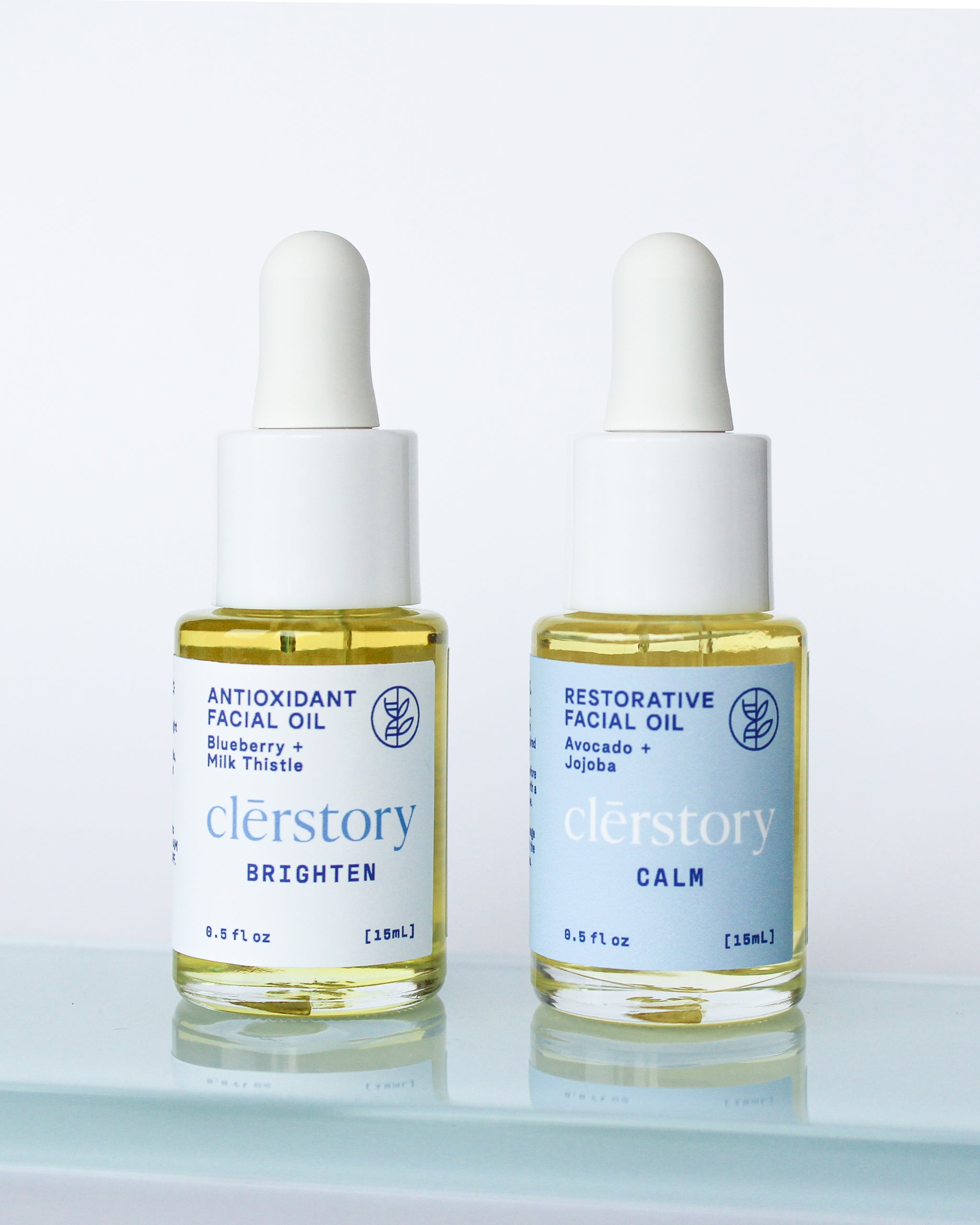 Brighten + Calm Facial Oil Duo