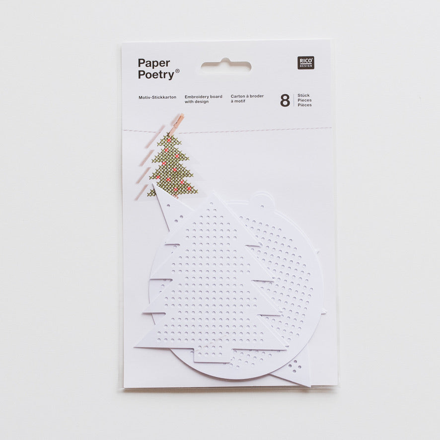 Embroidery Cards - Christmas
