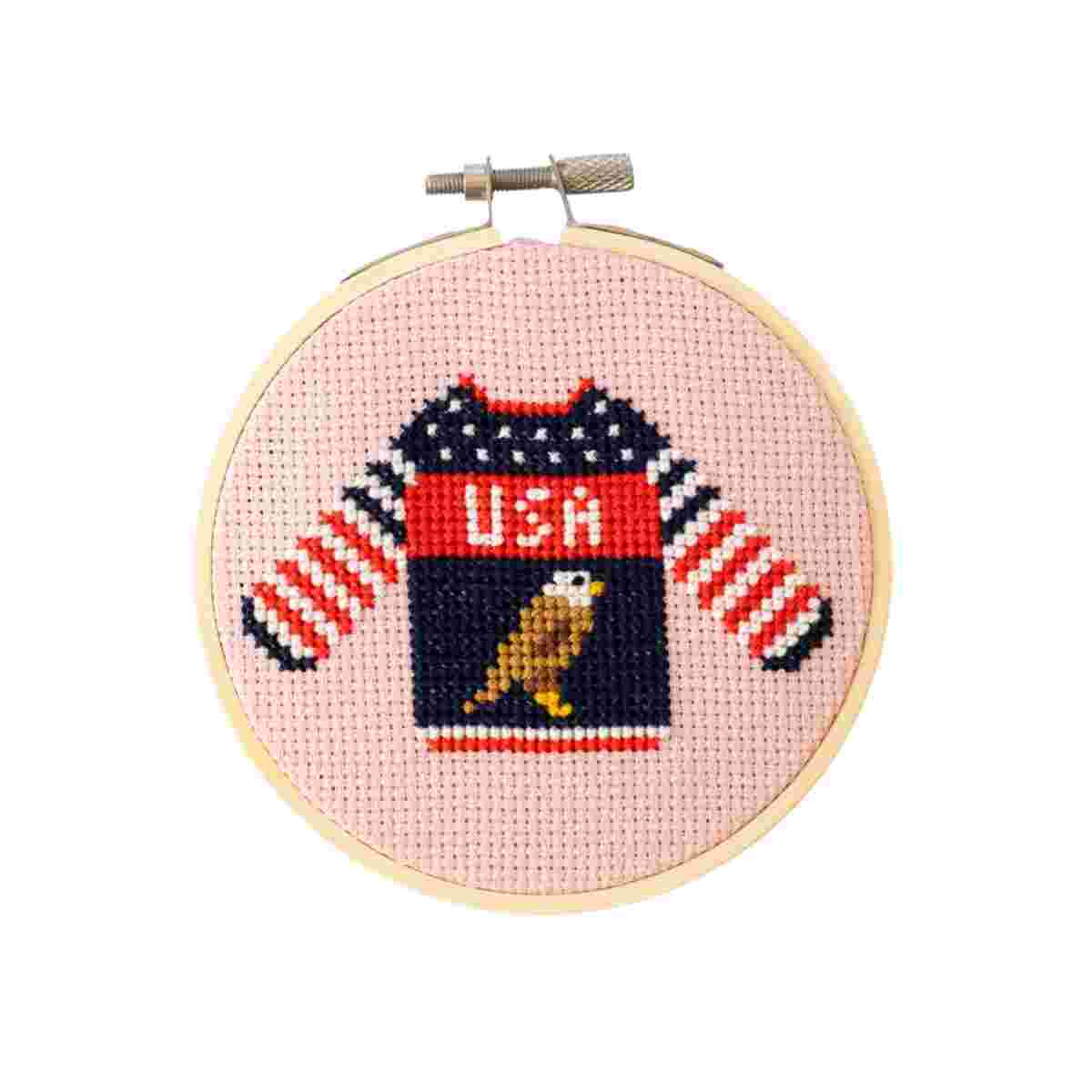 USA Jumper Cross Stitch Kit