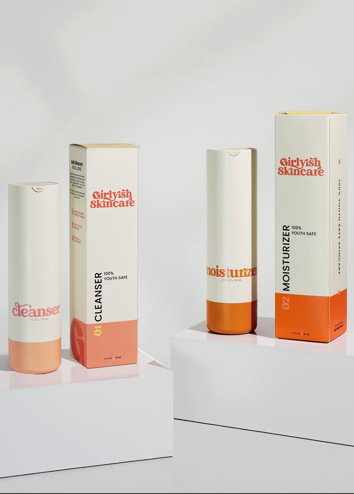 Girlyish Cleanser & Moisturizer Duo