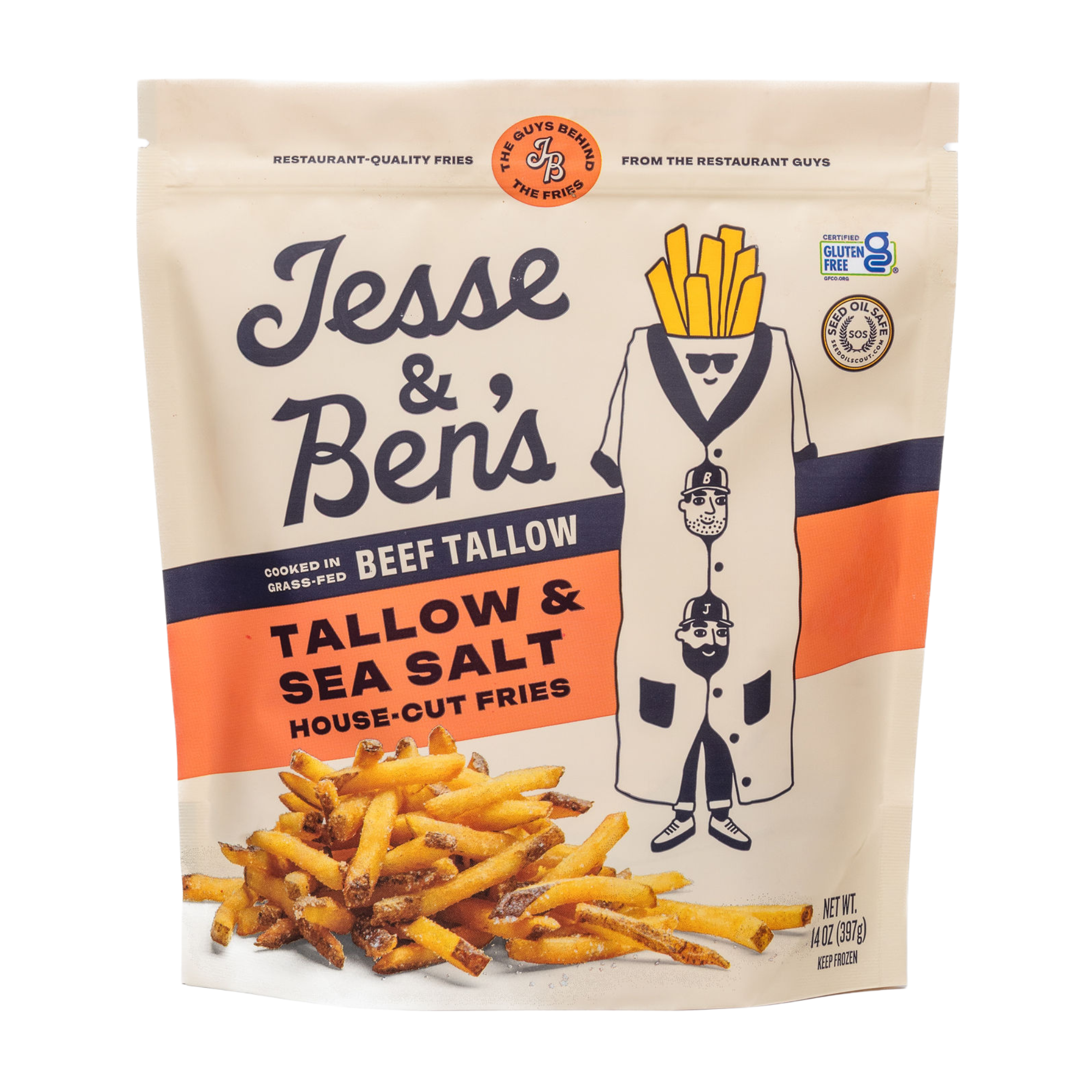 Grass-Fed Beef Tallow Frozen Fries