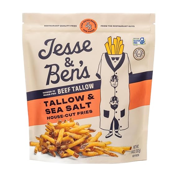 Grass-Fed Beef Tallow Frozen Fries