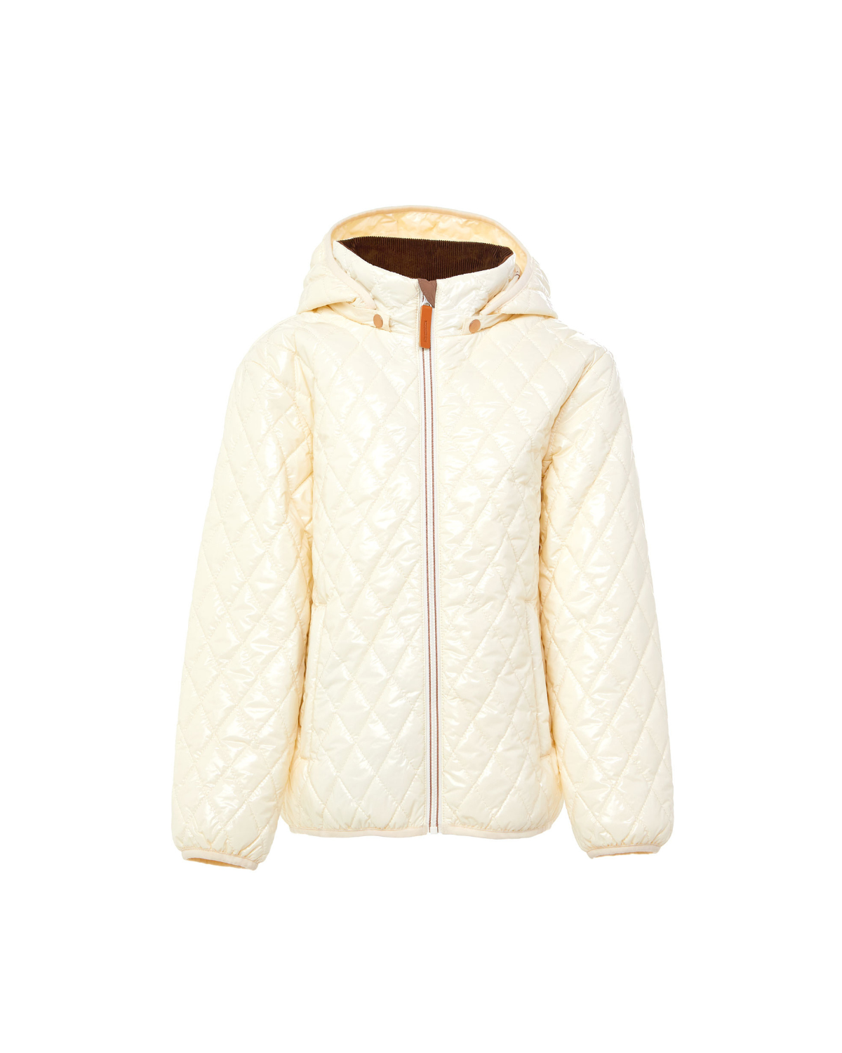 Kids Hi-Gloss Winter White Puffer Jacket