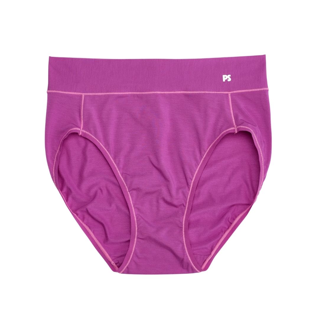 Natural Fiber High-Waist Brief