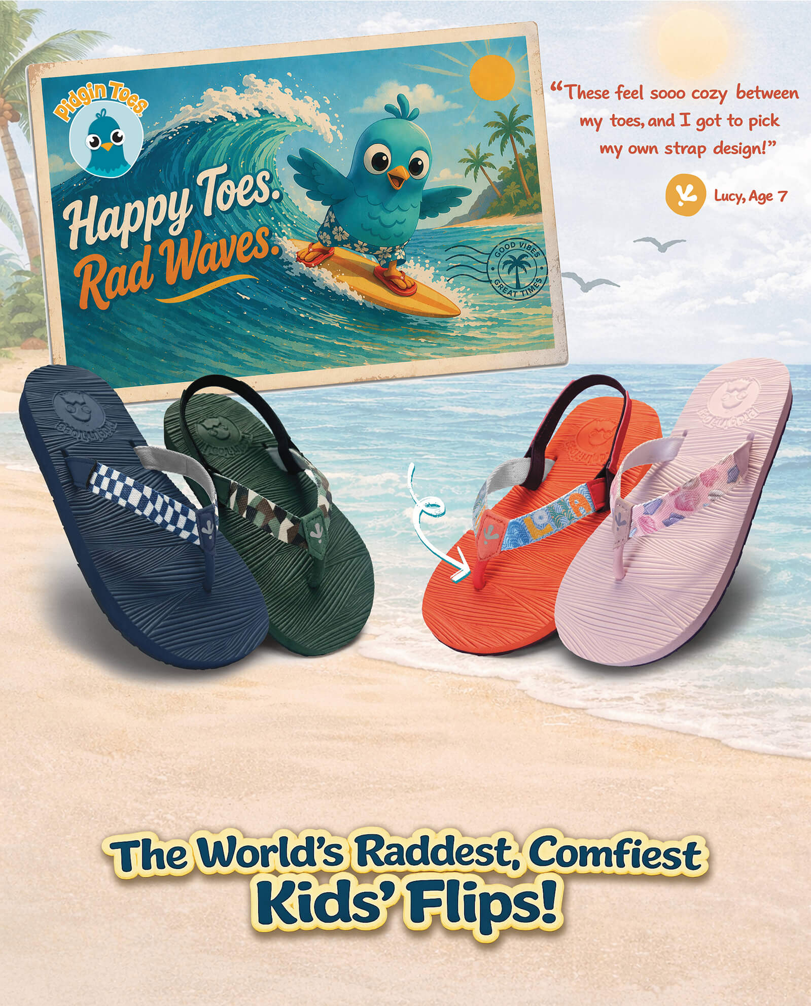 Pidgin Toes Customizable Classic