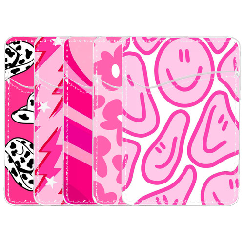Pink Adhesive Rose Pocket Collection