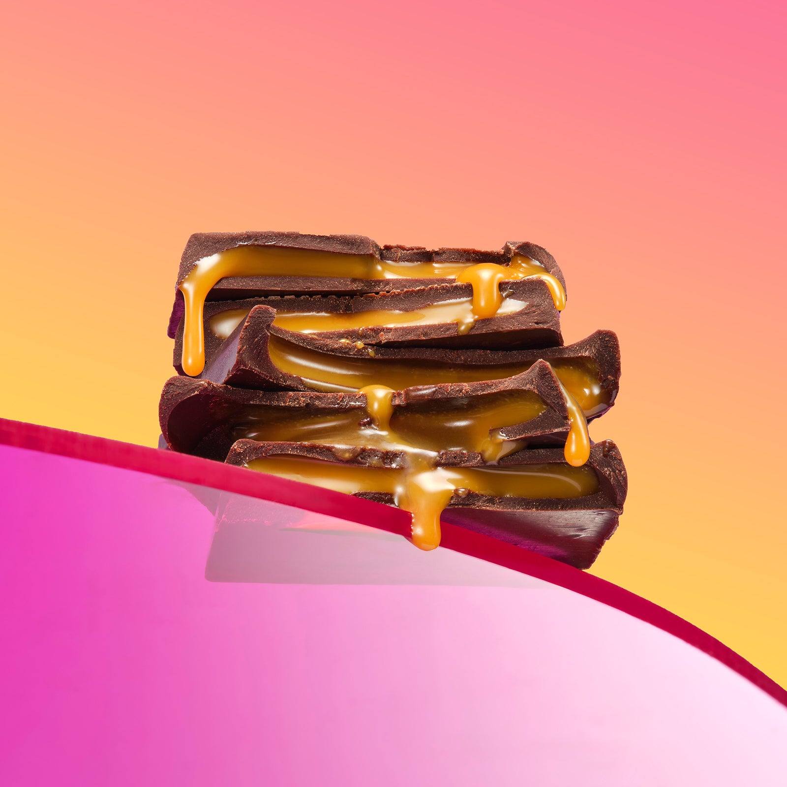 Dark Chocolate Salted Caramel Bites