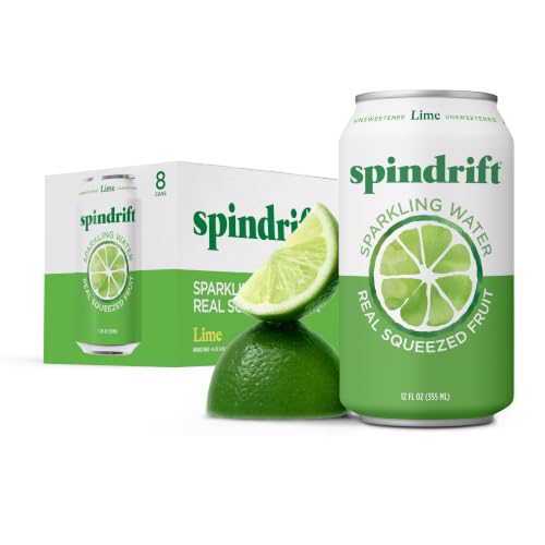 Sparkling Water Lime 12 Fl Oz pack of 8