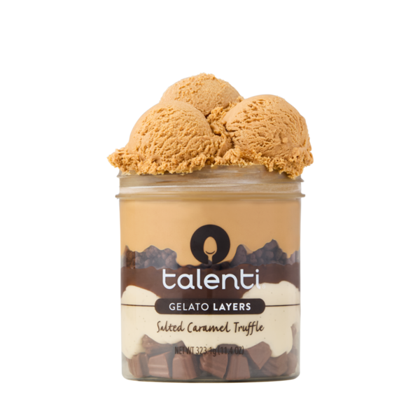 Layers Salted Caramel Truffle Gelato