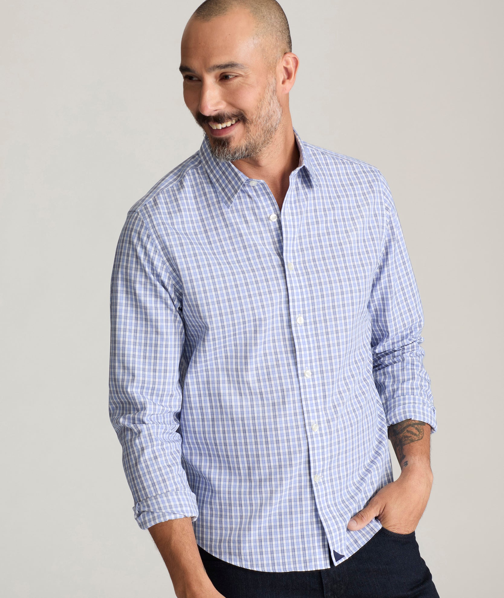 Durif Wrinkle-Free Button Down