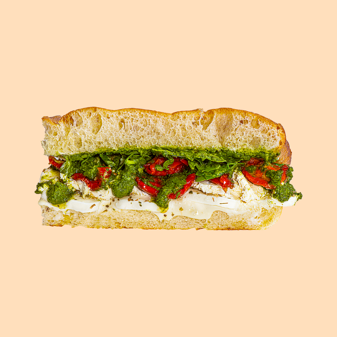 Caprese Focaccia Sandwich